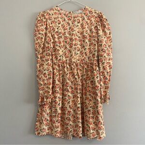 BATSHEVA X Laura Ashley Floral Crosby Rose Mini Dress with Puff Sleeves - Size 2